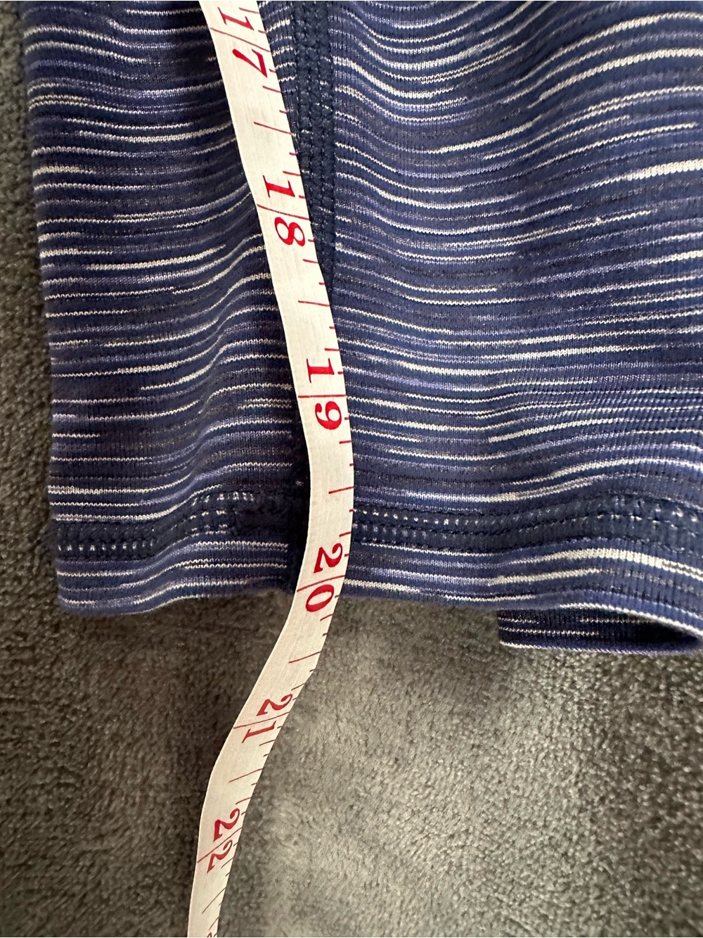 Athleta Navy and Light Gray Space-Dye Leggings - Picture 5 of 5